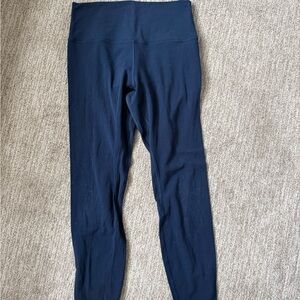 Lululemon Athletica align Navy Leggings sz 8